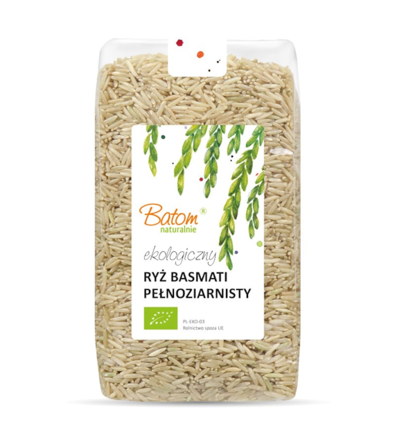 Ryż basmati pełnoziarnisty 1kg BATOM BIO