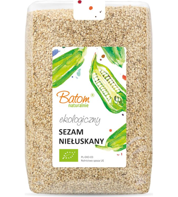 Sezam niełuskany 1kg BATOM BIO