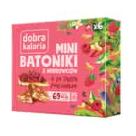 Mini batoniki z nerkowców à la tarta malinowa bez cukru 102g DOBRA KALORIA