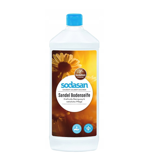 Płyn do podłóg z woskiem carnauba 1l SODASAN
