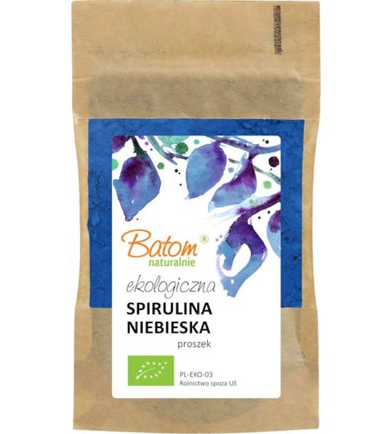 Spirulina niebieska proszek 15g BATOM BIO