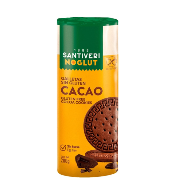 Ciastka kukurydziane kakaowe 200g SANTIVERI