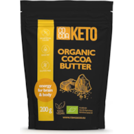 Tłuszcz kakaowy KETO 200g COCOA KETO BIO - najlepiej spożyć przed: 01.11.2026