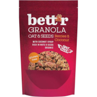 Granola jagody i kokos bezglutenowa 300 g BETTR BIO
