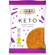Miękkie KETO ciasteczko z pastą sezamową Tahini bez cukru 50g FRANK&OLI