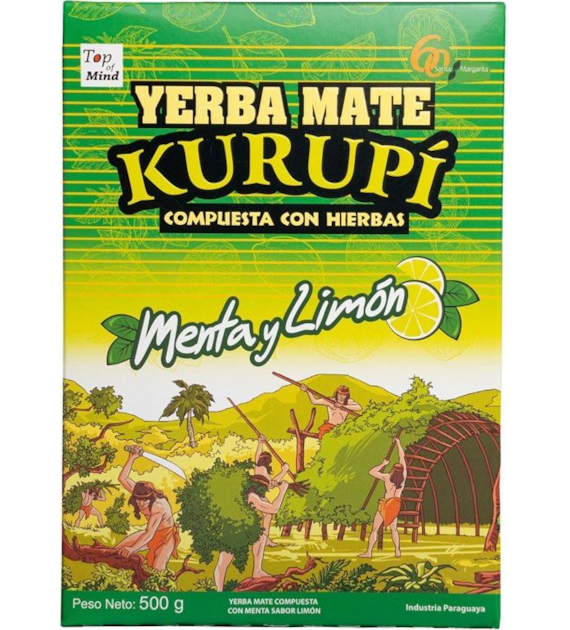 Yerba Mate z miętą i limonką / Menta y Limón 500g KURUPÍ