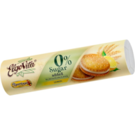 Ciastka markizy cytrynowe bez cukru 180g ELGOVITA