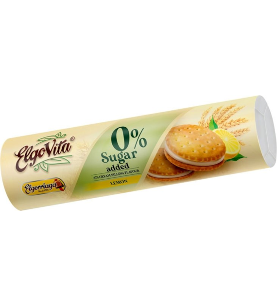 Ciastka markizy cytrynowe bez cukru 180g ELGOVITA