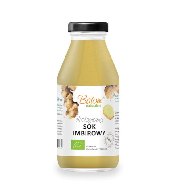 Sok z imbiru bez dodatku cukru 330ml BATOM BIO