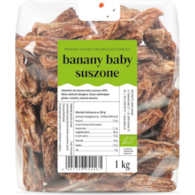 Banany baby suszone 1kg DETAL BIO