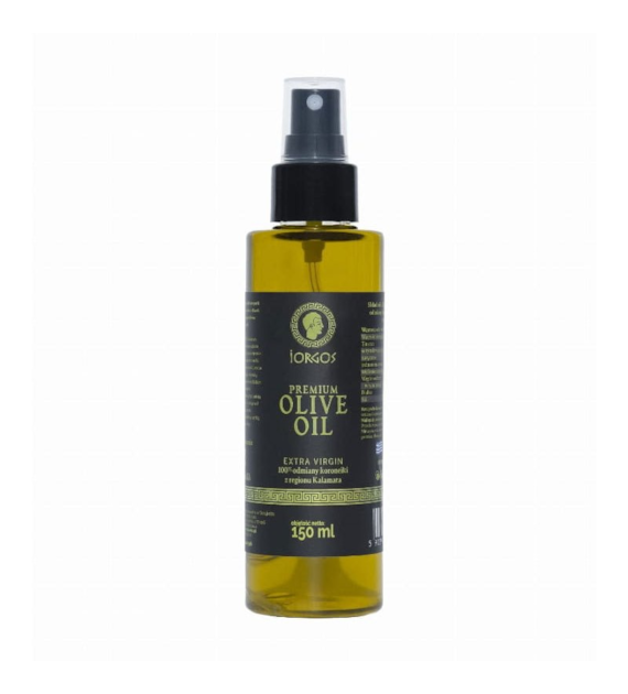 Oliwa z oliwek Premium extra virgin Grecja Kalamata 150ml spray IORGOS