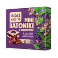 Mini batoniki z nerkowcami à la ciasto porzeczkowe bez cukru 102g DOBRA KALORIA