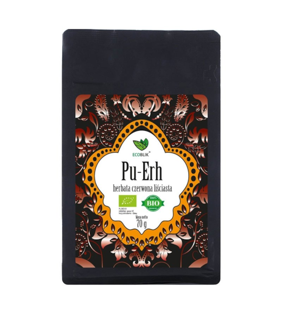 Herbata Pu-Erh czerwona liściasta 70g ECOBLIK BIO