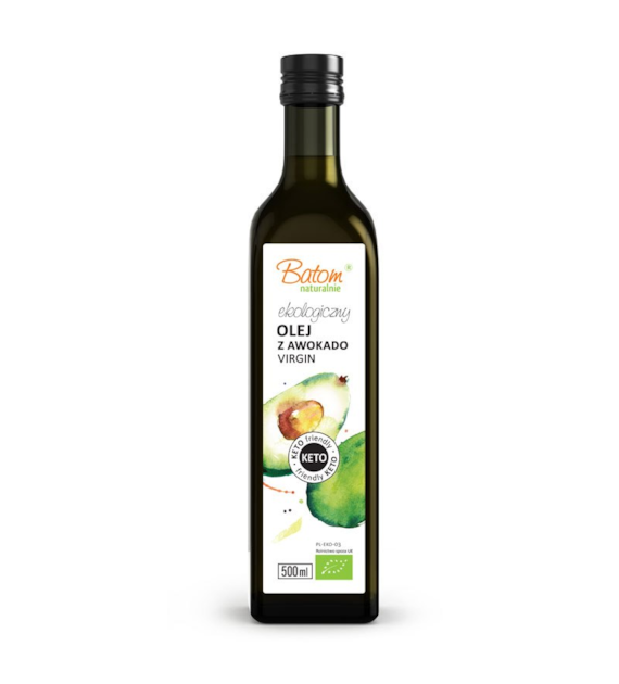 Olej z awokado virgin 500ml BATOM BIO