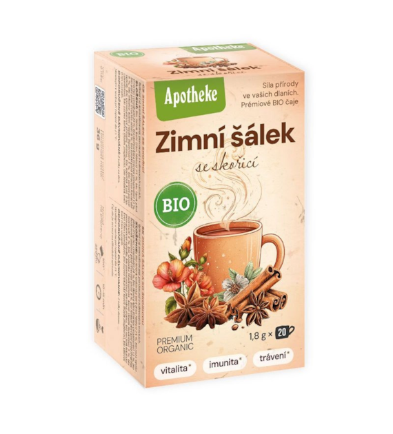 Herbatka zimowa z cynamonem ekspres 20T APOTHEKE BIO