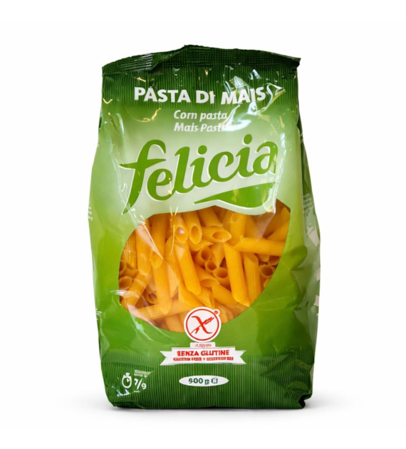 Makaron kukurydziany penne rurki bezglutenowy 500g FELICIA - najlepiej spożyć przed: 10.09.2027