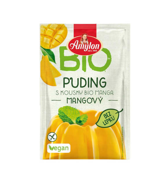 Budyń mango bezglutenowy 40g AMYLON BIO