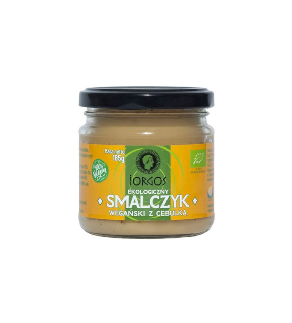 Smalczyk roślinny z cebulką 185g IORGOS BIO