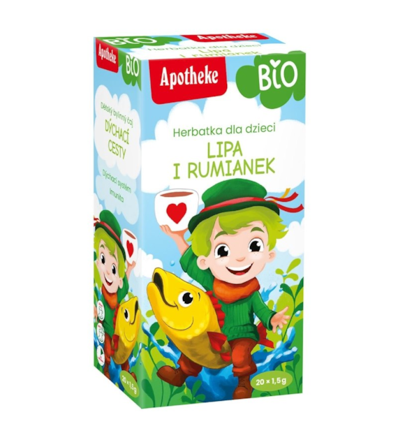 Herbatka dla dzieci Przy przeziębieniu ekspres 20T APOTHEKE BIO