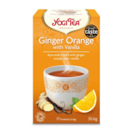 Herbata imbirowa z pomarańczą i wanilią ekspres 17T YOGI TEA BIO