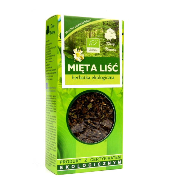 Herbatka Mięta liść 25g DARY NATURY BIO