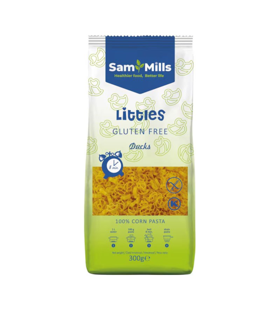 Makaron kukurydziany kaczuszki bezglutenowy 300 g SAM MILLS
