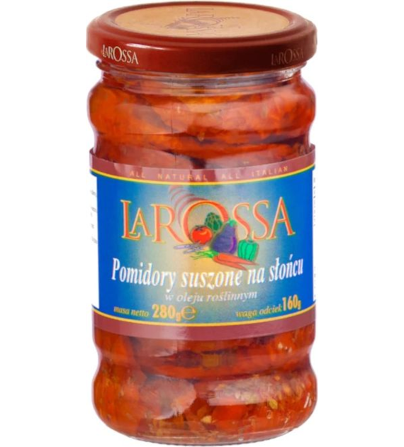 Pomidory suszone na słońcu w oleju 280g LA ROSSA