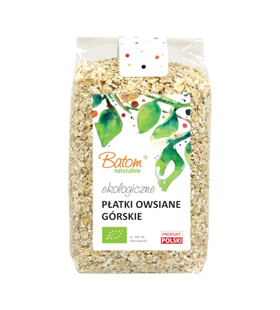 Płatki owsiane górskie 250g BATOM BIO