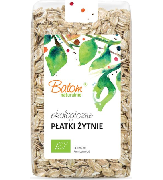 Płatki żytnie 250g BATOM BIO