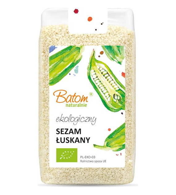 Sezam łuskany 250g BATOM BIO