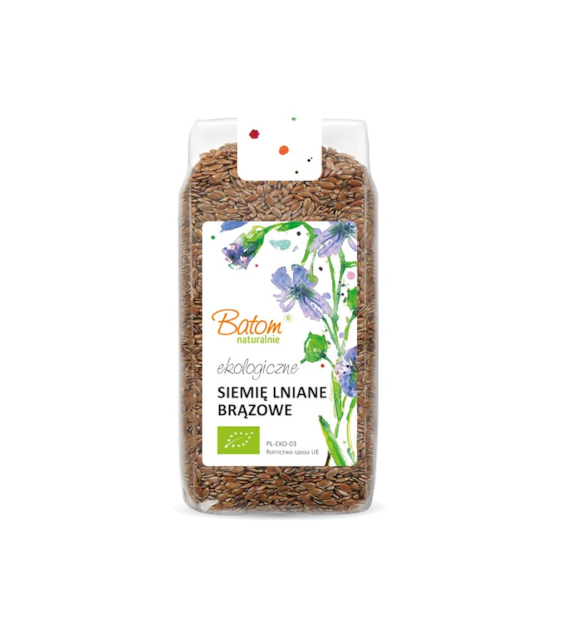 Siemię lniane brązowe 250g BATOM BIO