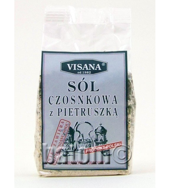 Sól czosnkowa z pietruszką 175g VISANA