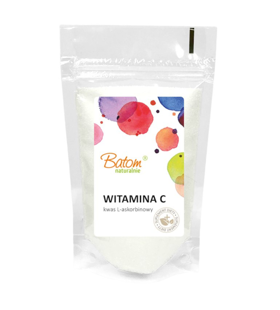 Witamina C proszek (kwas L- askorbinowy ) 100g BATOM - suplement diety