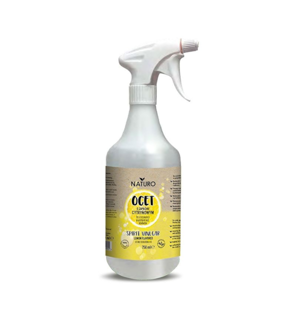 Ocet do czyszczenia o zapachu cytrynowym spray 750ml NATURO