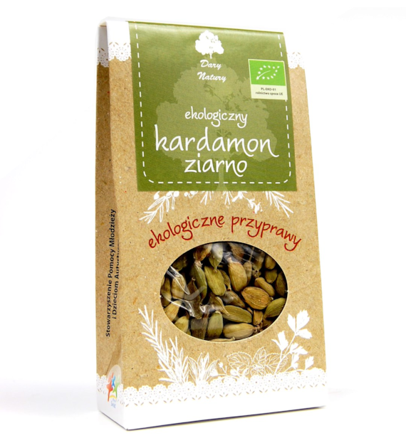 Kardamon ziarno 40g DARY NATURY BIO