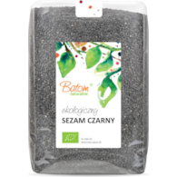 Sezam czarny niełuskany 1kg BATOM BIO