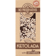Czekolada KETO gorzka z migdałami bez cukru 100g KETOLADA