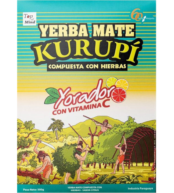 Yerba Mate z witaminą C / con Vitamina C 500g KURUPÍ