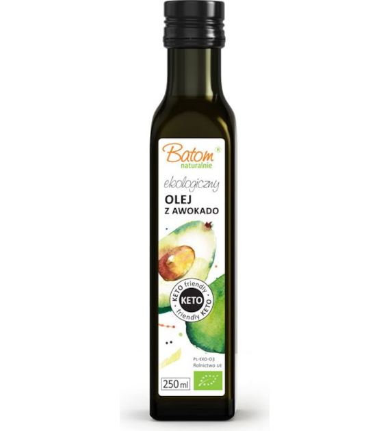 Olej z awokado virgin 250ml BATOM BIO