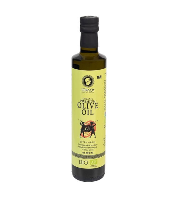 Oliwa z oliwek PREMIUM extra virgin Grecja Sparta 500ml IORGOS BIO