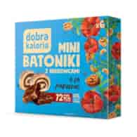 Mini batoniki z nerkowcami à la makowiec bez cukru 102g DOBRA KALORIA