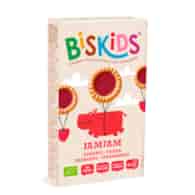 Ciastka z nadzieniem truskawkowym bez cukru 100g BISKIDS BIO