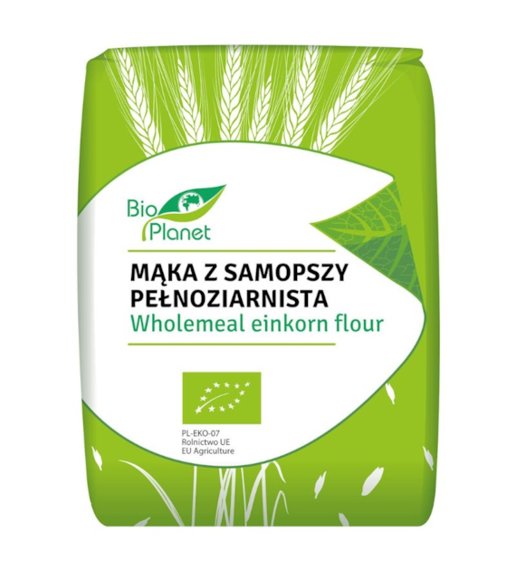 Mąka z samopszy pełnoziarnista 1kg BIO PLANET BIO