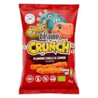Chrupki kukurydziane ostre Chilli & cytryna bezglutenowe 75g BIOSAURUS CRUNCH BIO