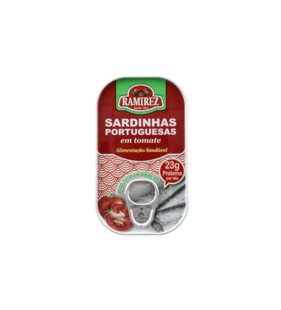 Sardynki portugalskie w sosie pomidorowym konserwa 125g RAMIREZ