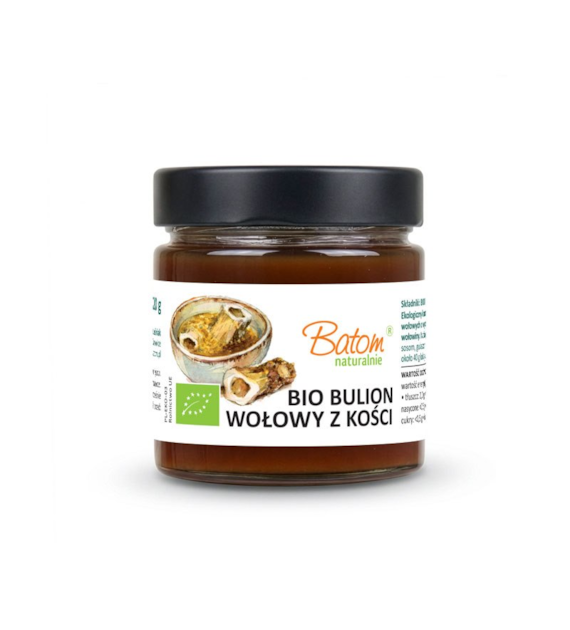 Bulion kolagenowy wołowy z kości 220g BATOM BIO