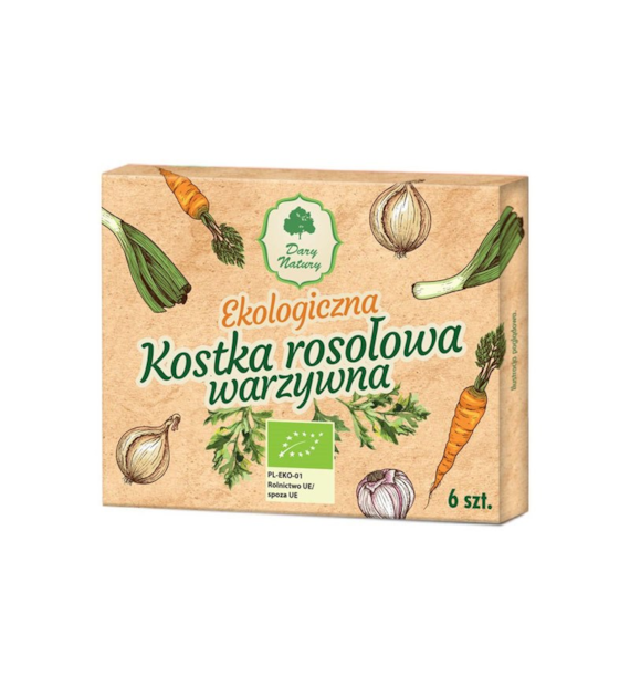 KOSTKI D.NATURY ROSOŁOWE WARZYWNE 60G (6x10G) BIO BP