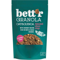 Granola migdały i gorzka czekolada bezglutenowa 300 g BETTR BIO