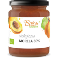 Dżem morelowy 80% słodzony sokiem jabłkowym 260g BATOM BIO