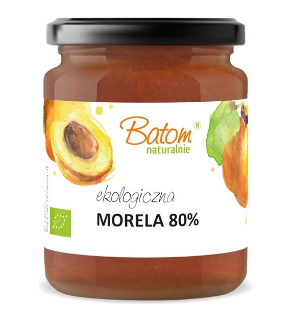 Dżem morelowy 80% słodzony sokiem jabłkowym 260g BATOM BIO